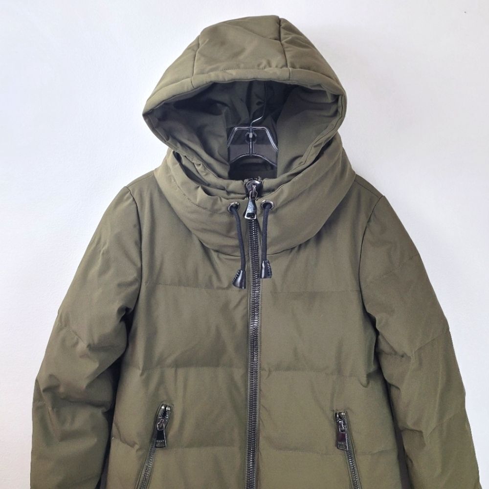 DKNY down waterfowl long puffer coat